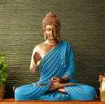 Buddha Statue 15 inch (Blue Gold)