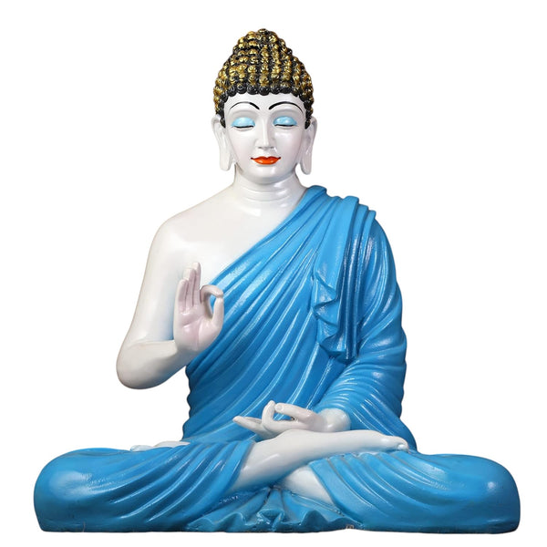 Buddha Statue Big Size 2 Feet (Dark Blue)