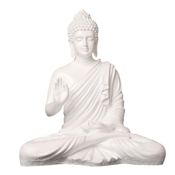 Buddha Statue 15 inch (White)
