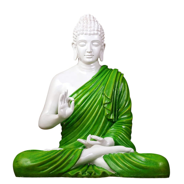 Buddha Statue Big Size 2 Feet (Green)