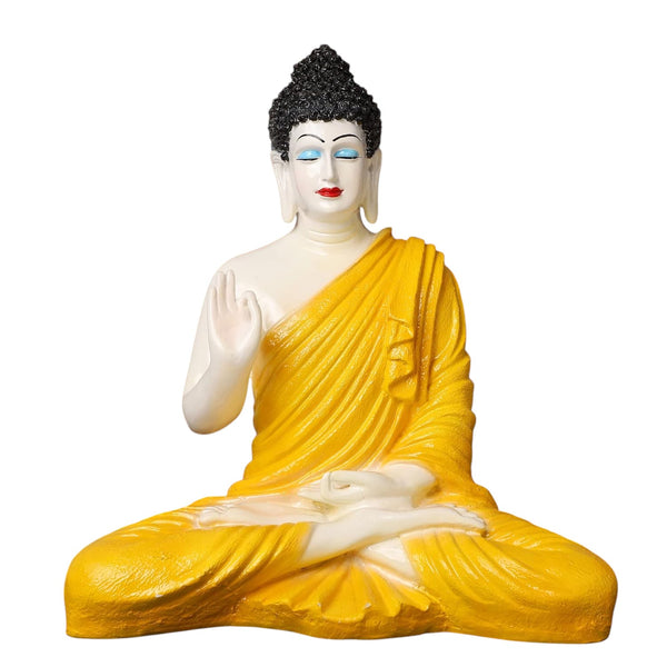 Buddha Statue 15 inch (Yellow)