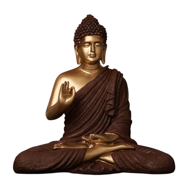Buddha Statue 15 inch (Maroon)