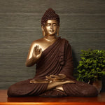 Buddha Statue 15 inch (Maroon)