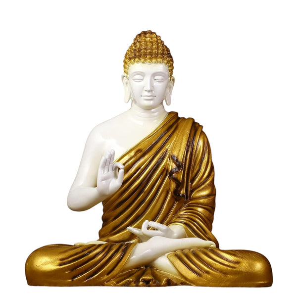 Buddha Statue Big Size 2 Feet (Gold Brown)