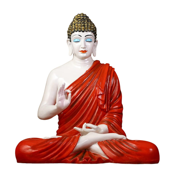 Buddha Statue Big Size 2 Feet (Red)